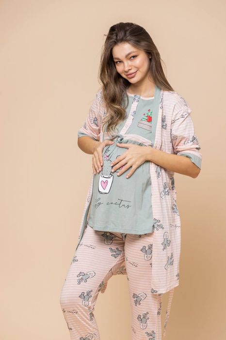 Пижама тройка для беременных