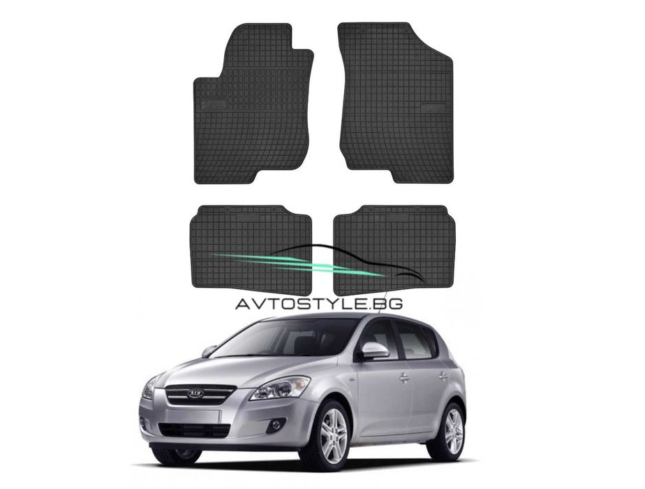 Гумени стелки за Kia Ceed  2007-2012 г., Frogum - El Toro