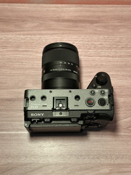 Sony fx 30 с sigma 18-50