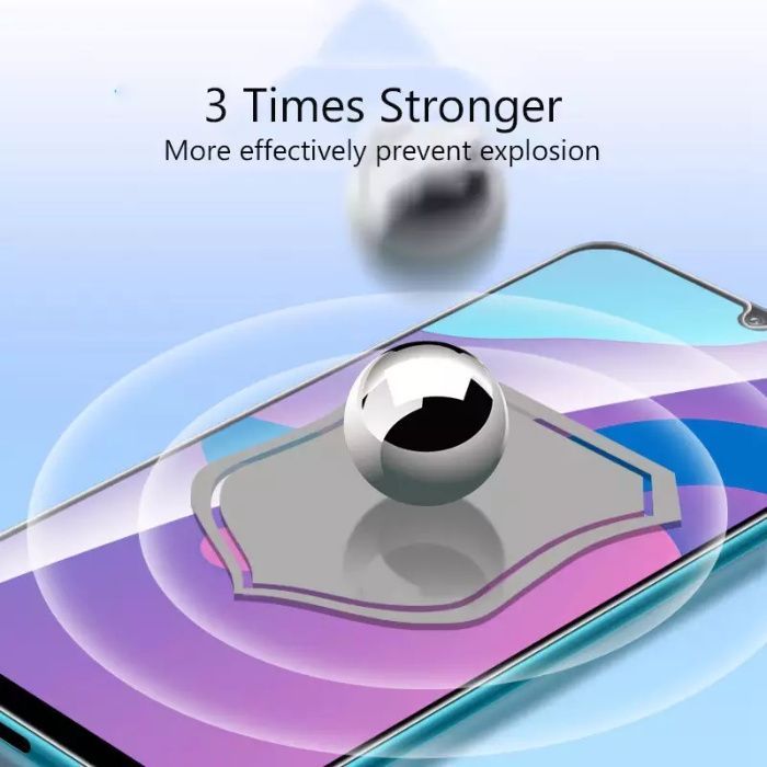 Folie sticla 20D FULL GLUE pt. Samsung Galaxy A21s, A31, A41, A7 2018