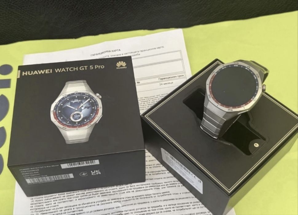 46mm Huawei Watch GT 5 Pro Yettel Гаранция 2026 Titanium GT5