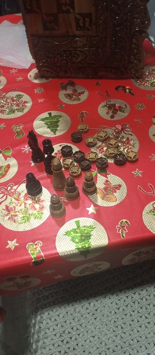 Нарды и шахматы ручная работа