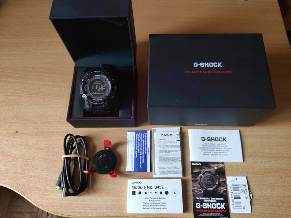 Ceas CASIO G-SHOCK GravityMaster și Rangeman