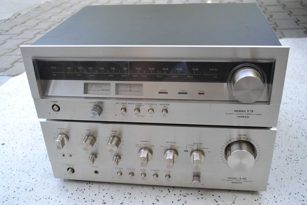 Amplificator Onkyo A 10 + Tuner Onkyo T 9