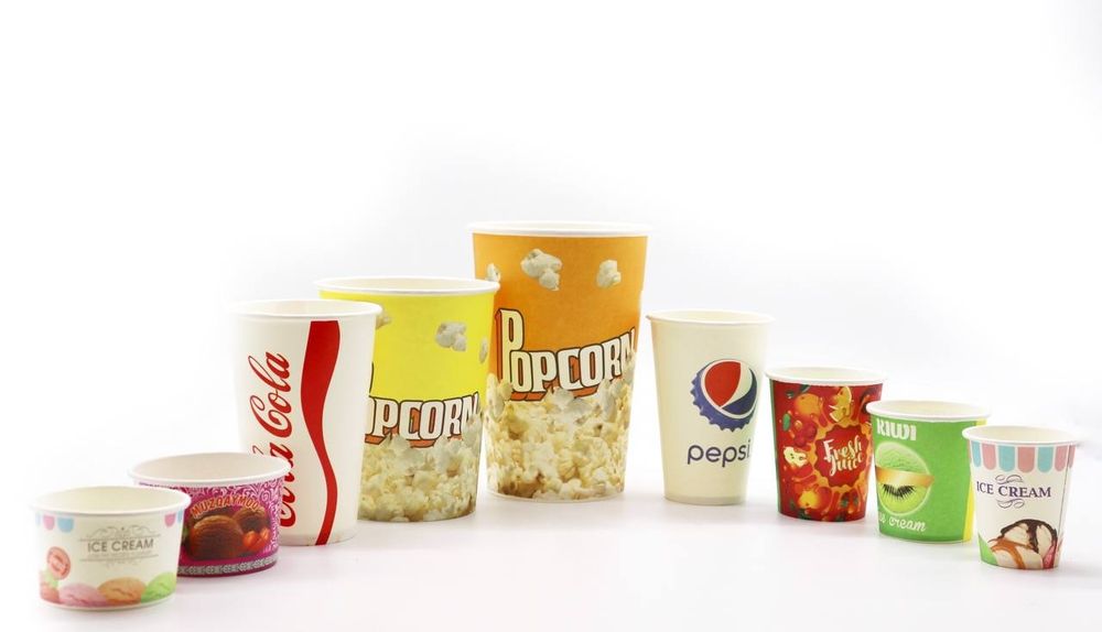 Одноразовый бумажный стаканчики производства