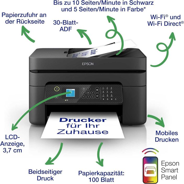 Epson WorkForce WF-2930DWF Мултифункционален Принтер