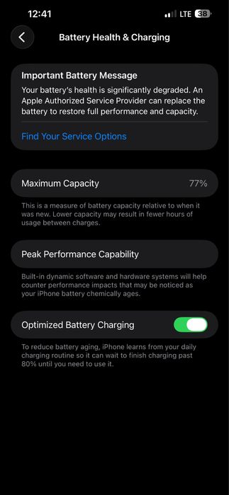 Iphone 13 pro max 256/77% LL/A
