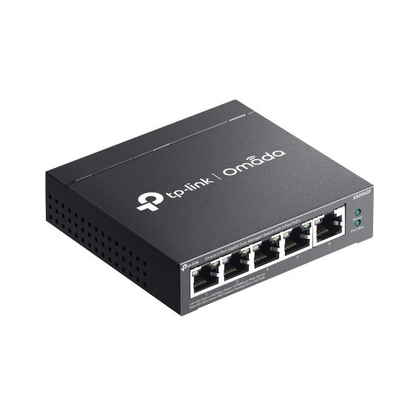# TPLink ES205GP 5 Port Gigabit 4 port PoE+ Switch Гигабитный PoE Свич