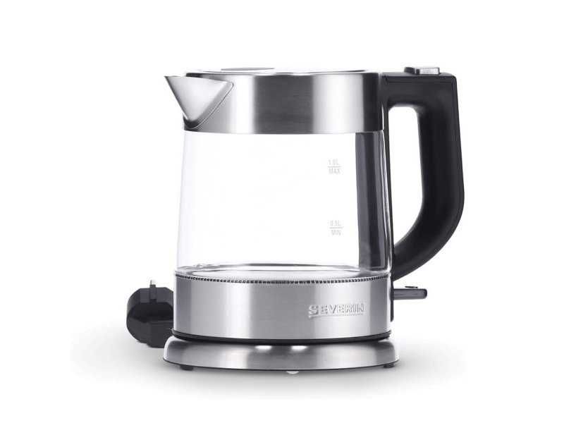 Стъклена Електрическа Кана за Вода SEVERIN WK 3468 - 2200W, 1л