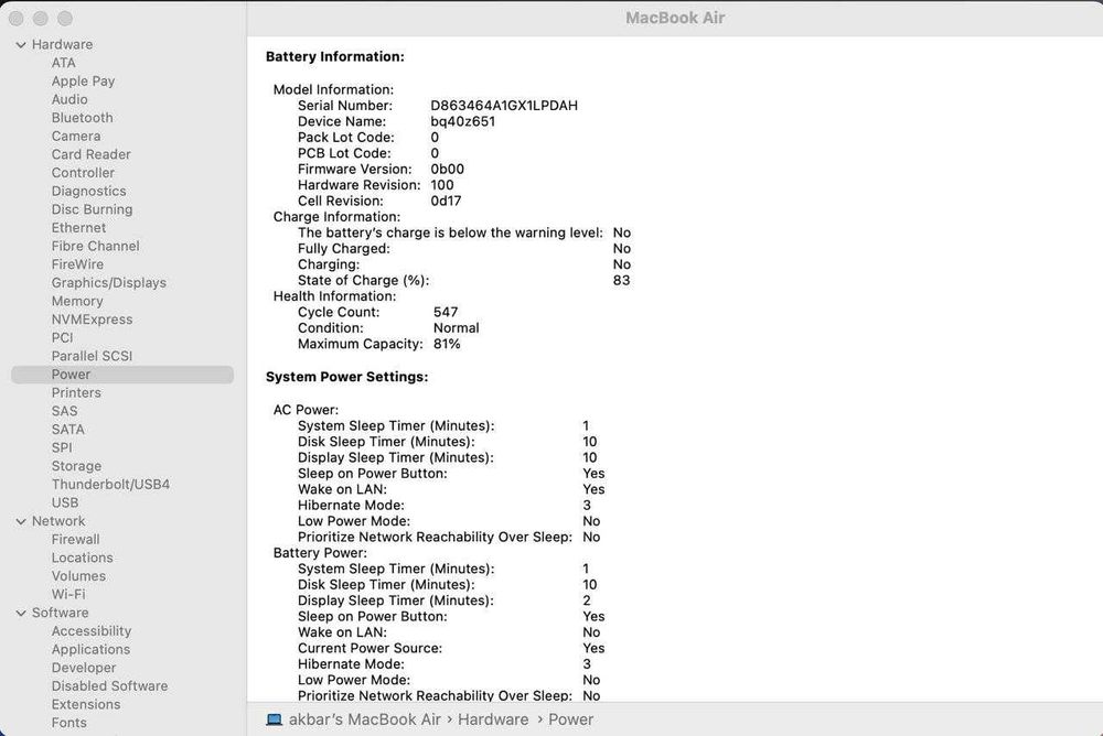 macbook air m2 15 16/256