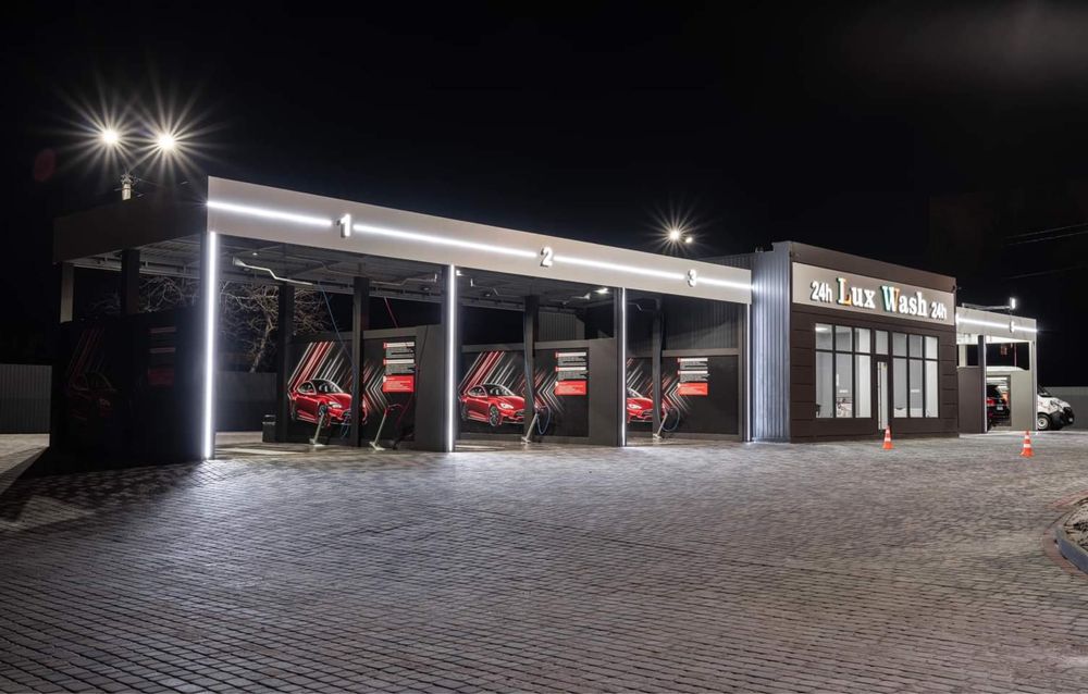 Splatorii self wash self service cu jetoane structura metalic