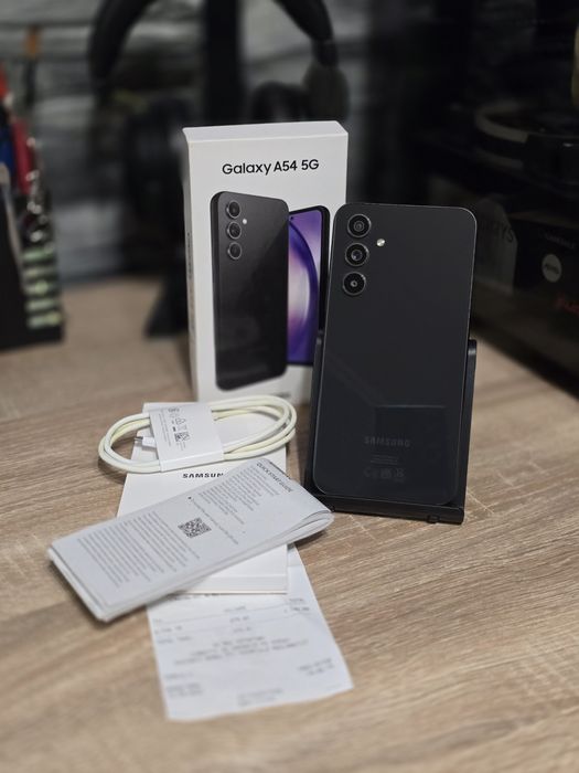 Samsung Galaxy A54 5G, 256GB, 8GB RAM, Negru, Full box, Impecabil!