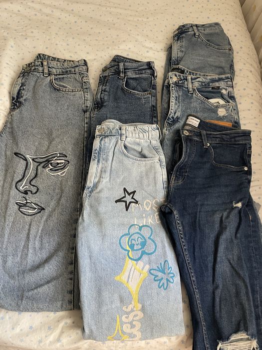 Дънки на Бершка, Дефакто, Мави и други