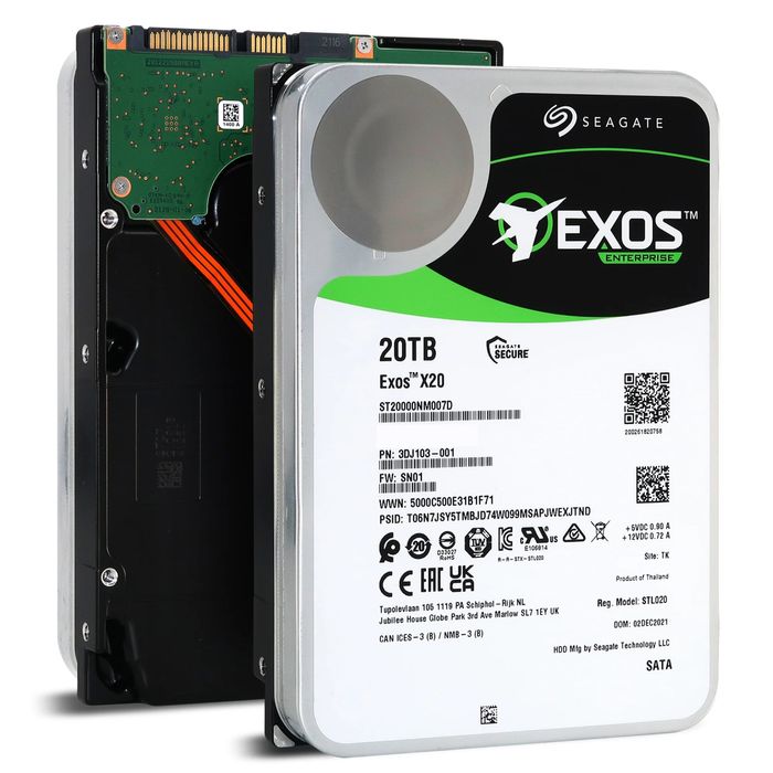 20Tb HDD Hard drive 7200 seagate exos 20 Tb