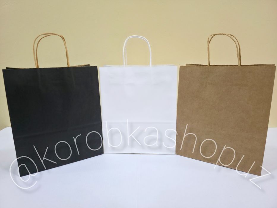 Бумажные пакеты kraft paket