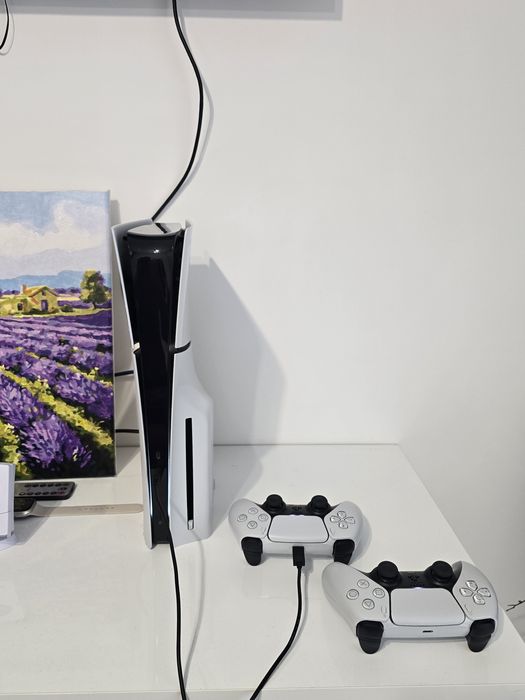 Ps5 slim disk 1tb+2controllere