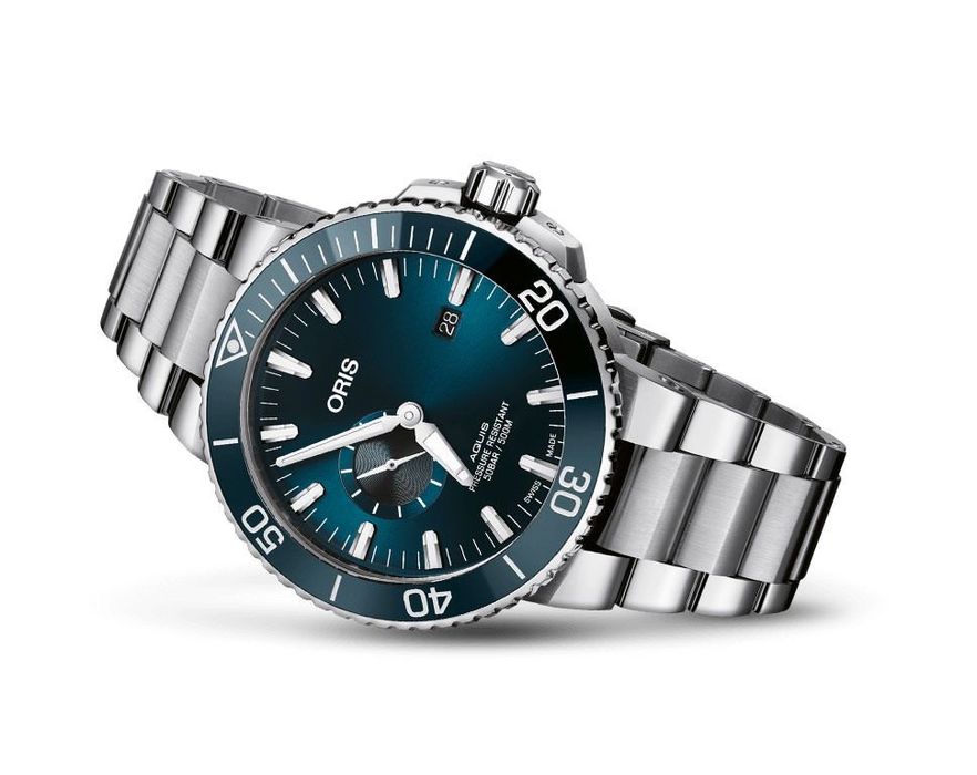 Швейцарские часы Oris Aquis Small Second, механика с автоподзаводом
