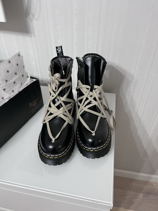 Обувь rick owens x dr.martens 1460