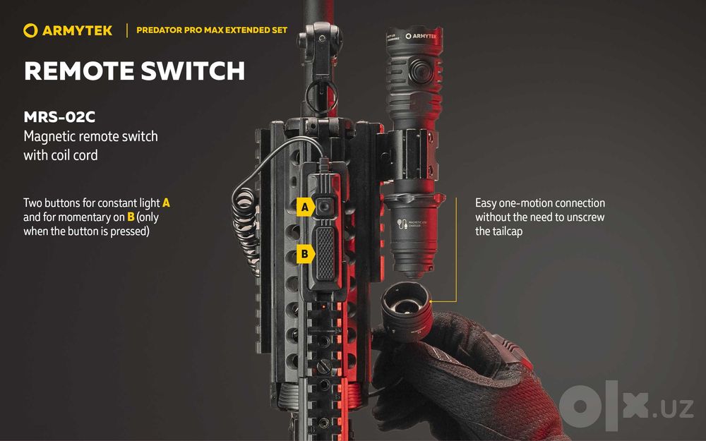 Охотничий фонарный набор Armytek Predator Pro Max Extended Set