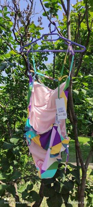 Цетен цял бански с гол гръб "Sugarfree"