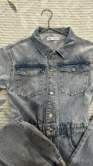 Джинсовый комбинезон ZARA для подростка