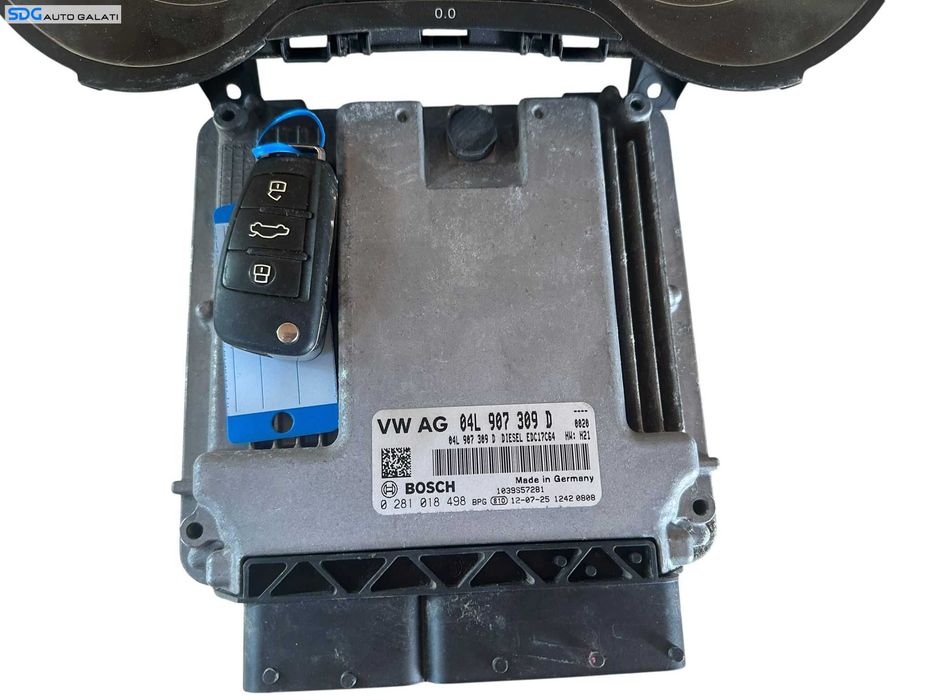 ECU Calculator Motor Audi A3 8V 2.0 TDI CRB CRBC 2013 - 2017 Cod 04L907309D 0281018498 [V0383]