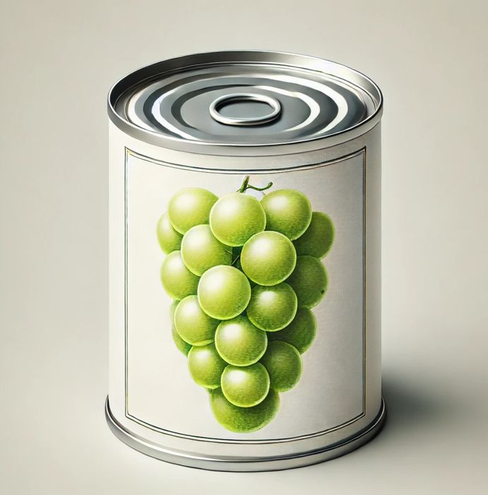 Чищеный виноград Doking 0,85кг.