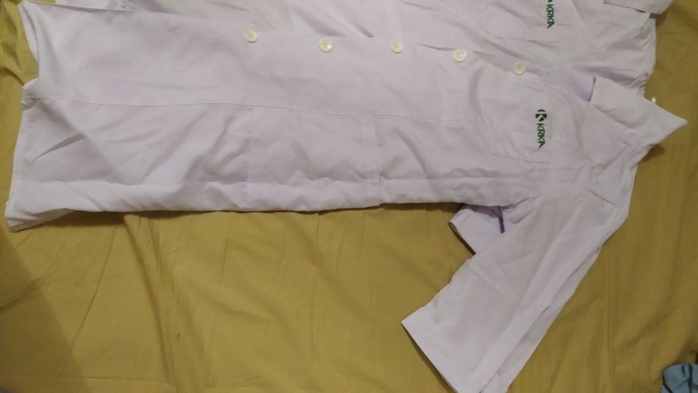 Халат медицинский белый, х/б