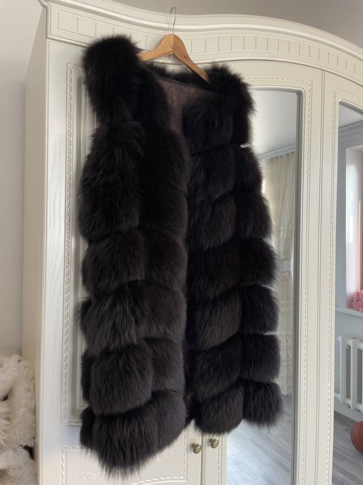 Песцовая жилетка