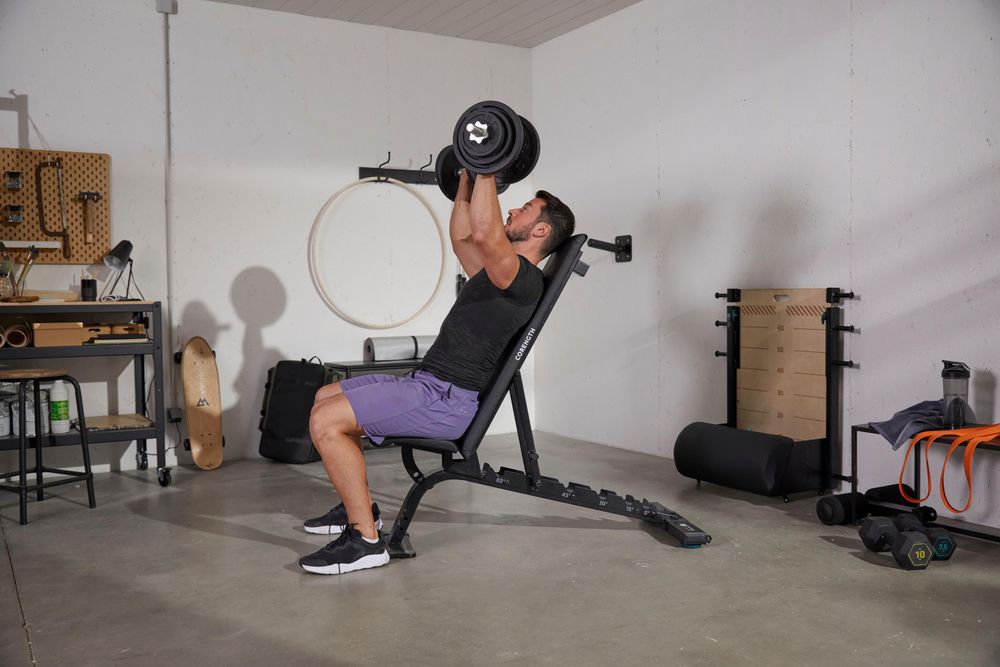 Bancă bodybuilding 900 cu grad de - produs resigilat Decathlon