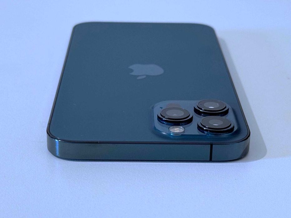 Бартер! iPhone 12 Pro Max 256GB Pacific Blue (Син) 100% Батерия.