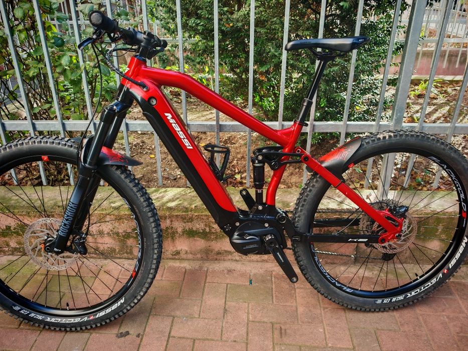 Bicicleta electrica full suspension Massi k2 29 Pro M-L 630 wh XT noua