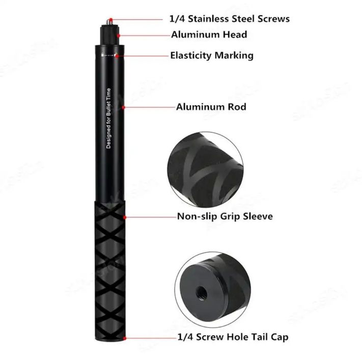 Селфи-палка 3 M. для Insta 360 X4 X3 X2