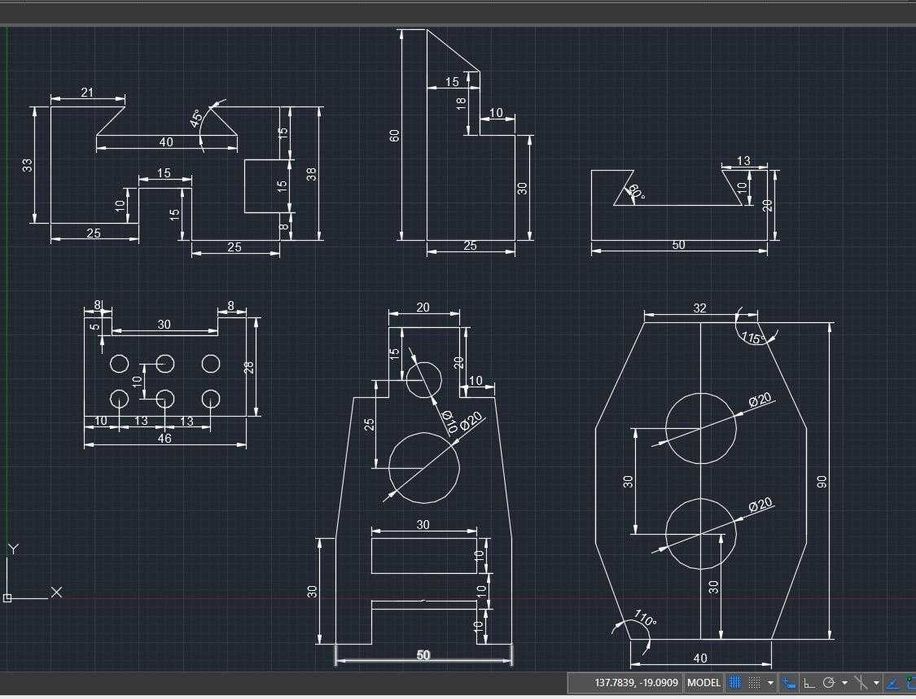 AutoCAD 3D модели 3д печать пластиковые детали чертежи Avtocad Автокад