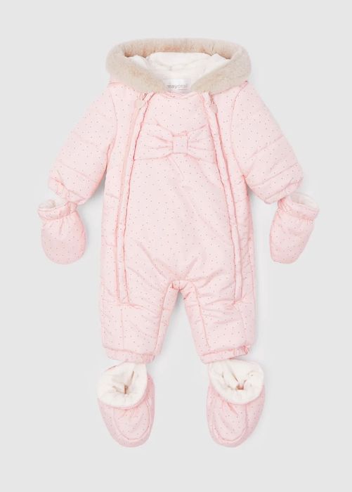 Зимен детски гащеризон 2606 Розов Regular Fit