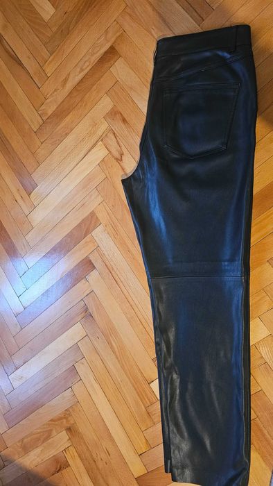 Pantaloni din Piele (Ecopiele) MANGO – Mărimea 40