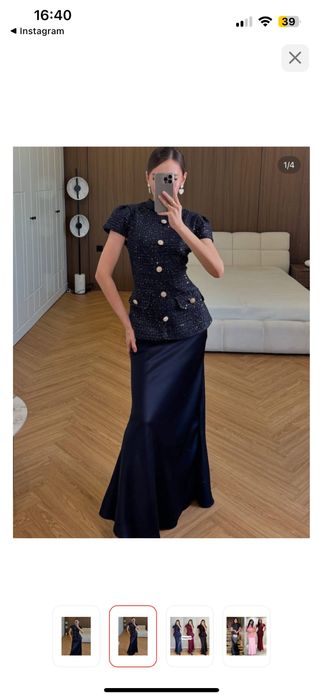 вечерние двойки и платье