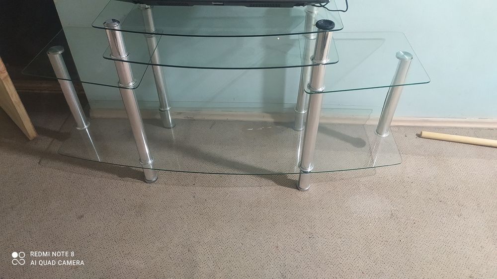 стеклянная подставка для тв