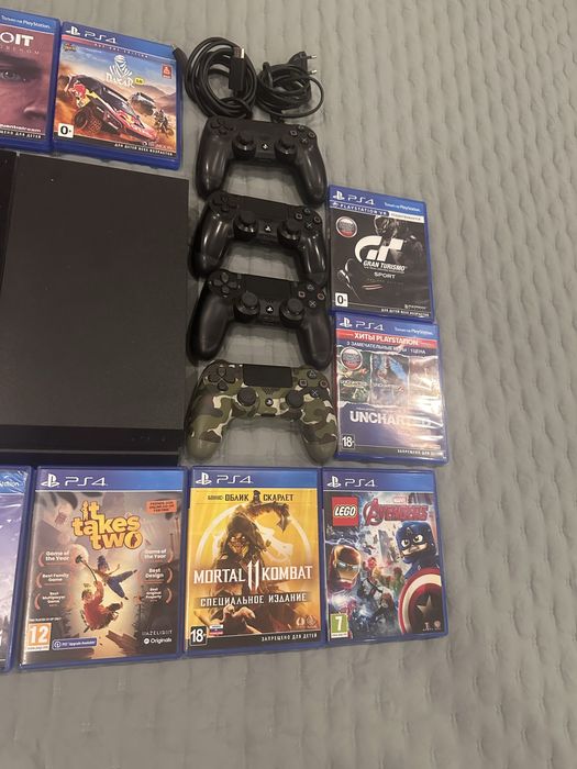 Продам Sony Playstation 4 (модель Fat 512 GB)