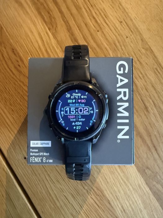 Garmin fenix 8 - 47 mm, Solar, Sapphire Titan