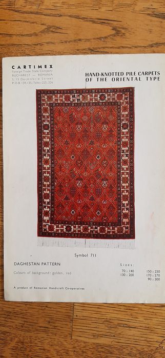 Covor oriental de colecție, 200×100 cm,lucrat manual