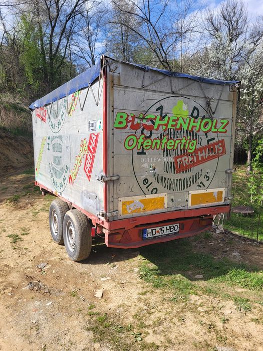 Remorcă basculabila pe trei părți! Petroșani