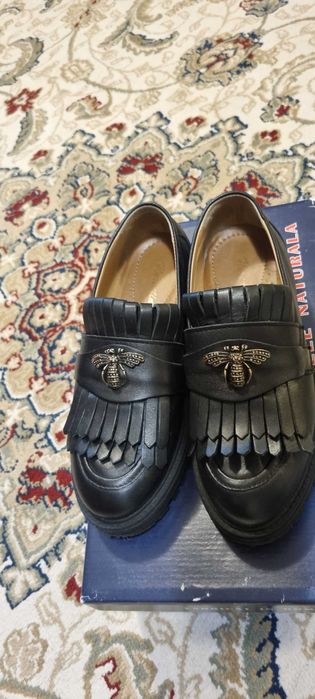 Mocasini din piele naturala