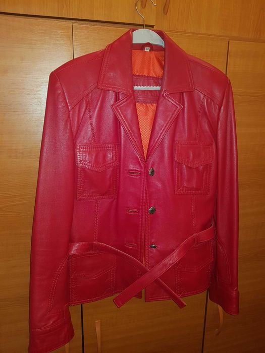 geacă/jachetă damă piele naturală, mărimea 46-48