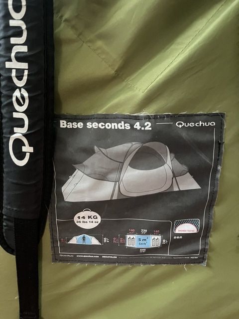 Cort 4 persoane Quechua Base Seconds 4.2