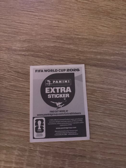 Mohamed Salah extra sticker silver