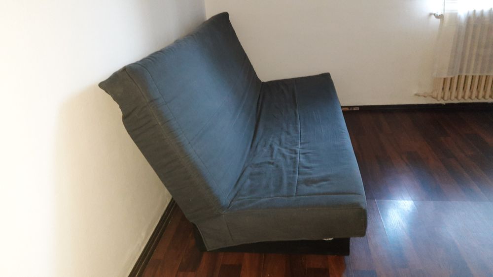 Canapea pat extensibil cu lada depozitare 190x130cm, stare ok