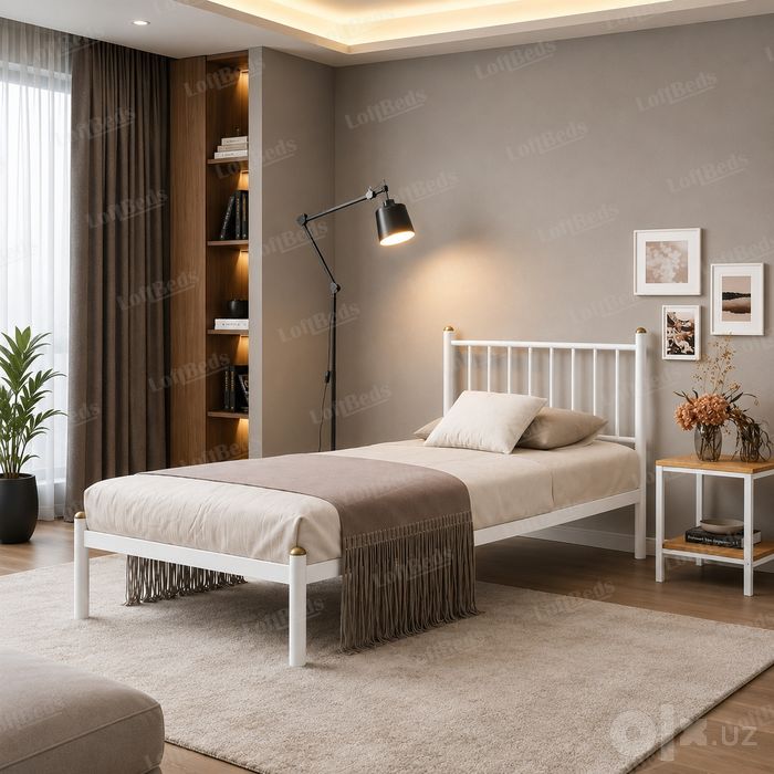 Кровать KORONA двуспальная и односпальная, kalavat, matras, Loft temir