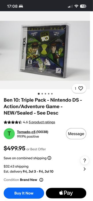 BEN10  Triple Pack Nintendo DS
