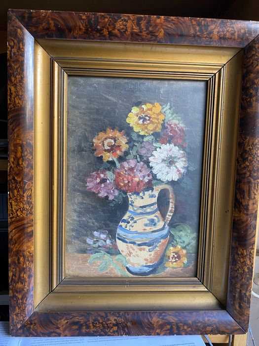 Vand tablou Vaza cu flori,ulei pe panza